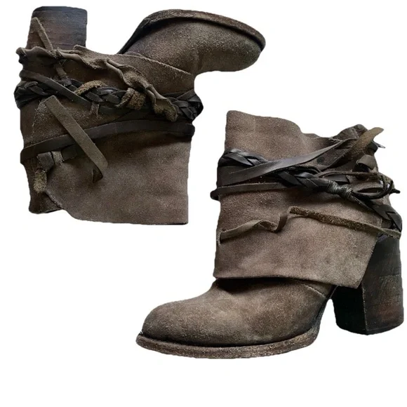 FREEBIRD by Steven CAIRO Suede Leather BOOTS Size 6 - Picture 6 of 16
